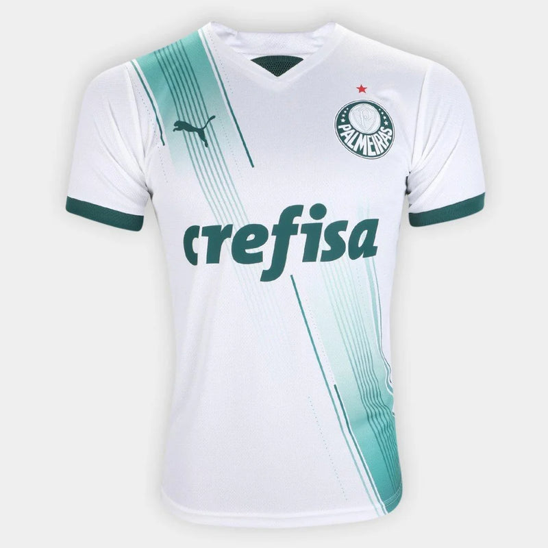 CAMISA PALMEIRAS PUMA II 23/24 TORCEDOR MASCULINA - Branco