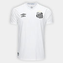 Camisa Santos I 25/26 Neymar N° 10 Torcedor Umbro Masculina - Branco+Cinza