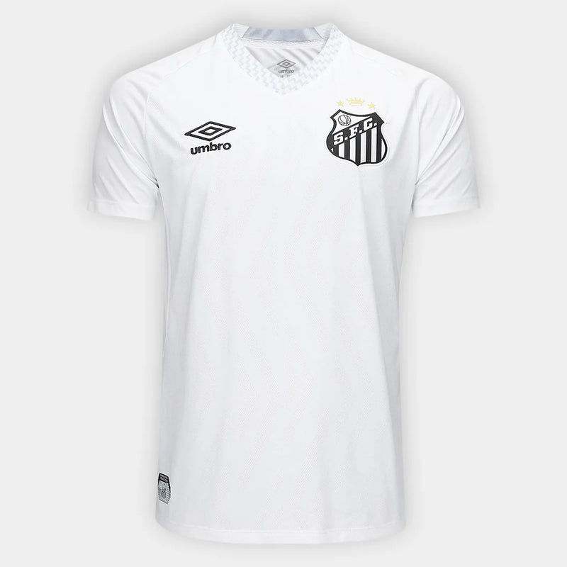 Camisa Santos I 25/26 Neymar N° 10 Torcedor Umbro Masculina - Branco+Cinza