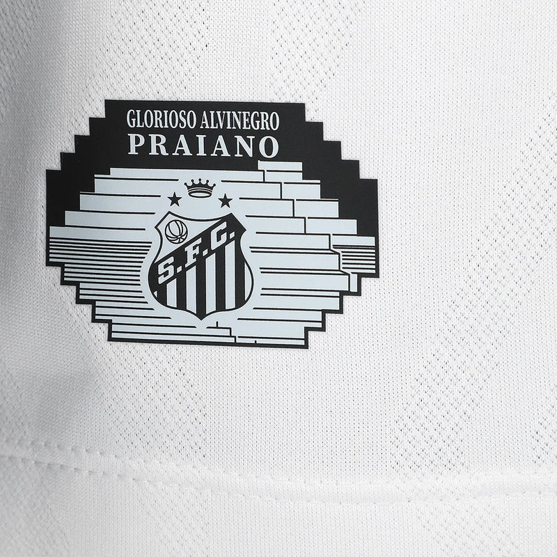 Camisa Santos I 25/26 Neymar N° 10 Torcedor Umbro Masculina - Branco+Cinza