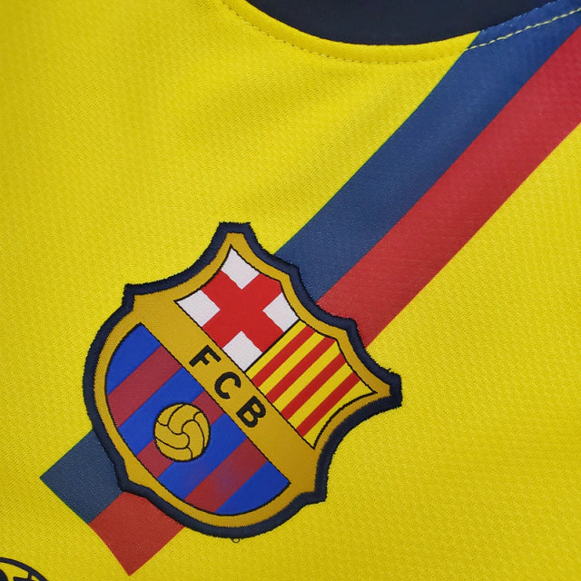Camisa Barcelona Retro 2008/09 II Amarela Nike