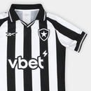 Camisa Botafogo I 25/26 s/n Torcedor Reebok Masculina - Branco+Preto
