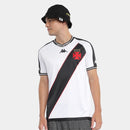 Camisa Vasco II 24/25 s/n° Jogador Kappa Masculina - Branco+Preto