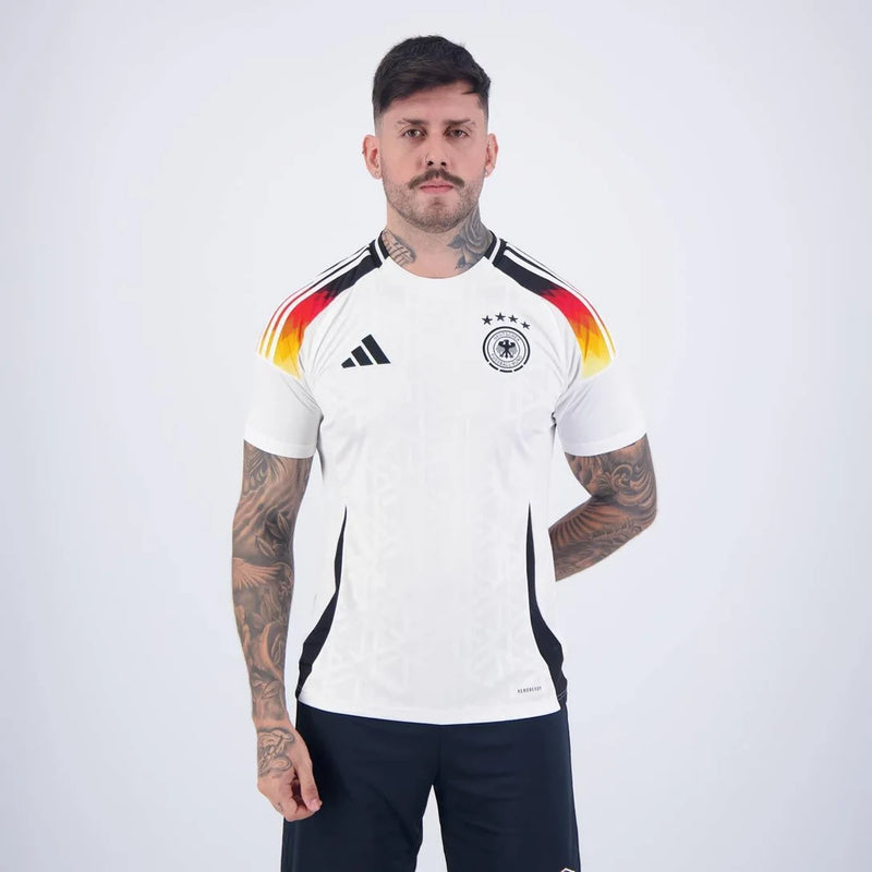 Camisa Adidas Alemanha Home 2024 - Branco
