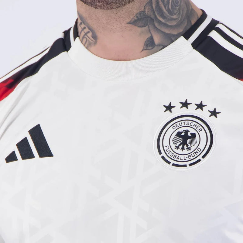 Camisa Adidas Alemanha Home 2024 - Branco