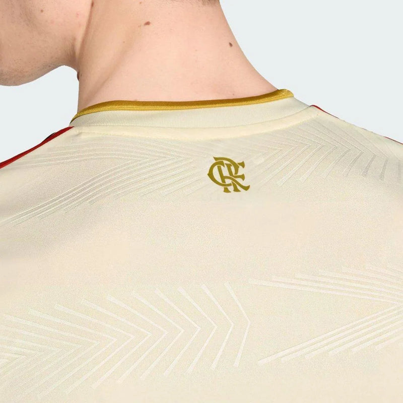 Camisa Flamengo III 25/26 Torcedor Adidas Masculina - Off White