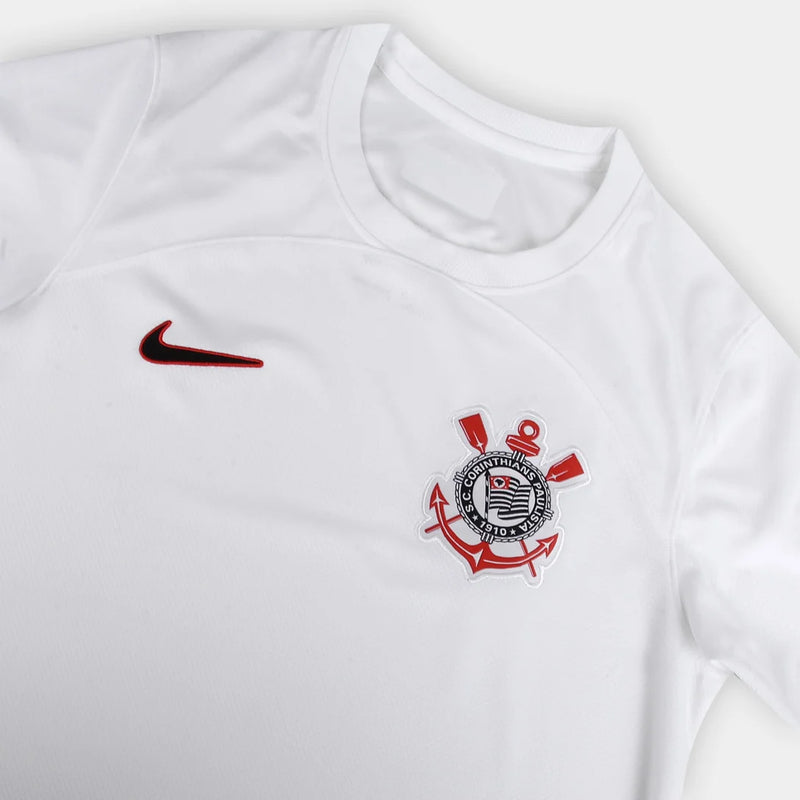 Camisa Corinthians I 23/24 s/n° Torcedor Nike Masculina - Branco