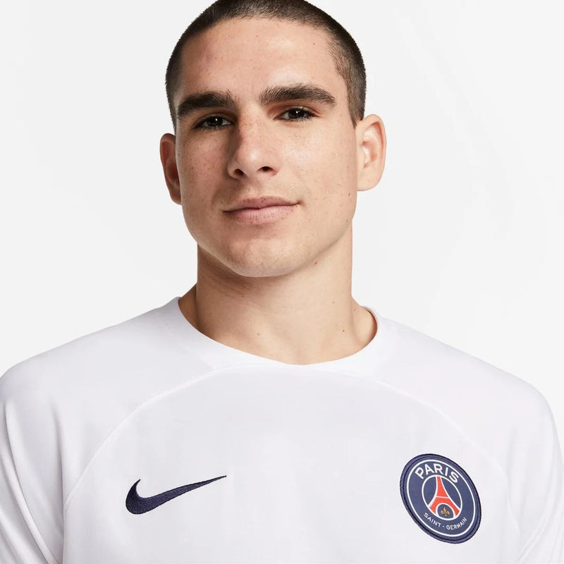 Camisa Nike PSG II 2022/23 Torcedor Pro Masculina - Branco
