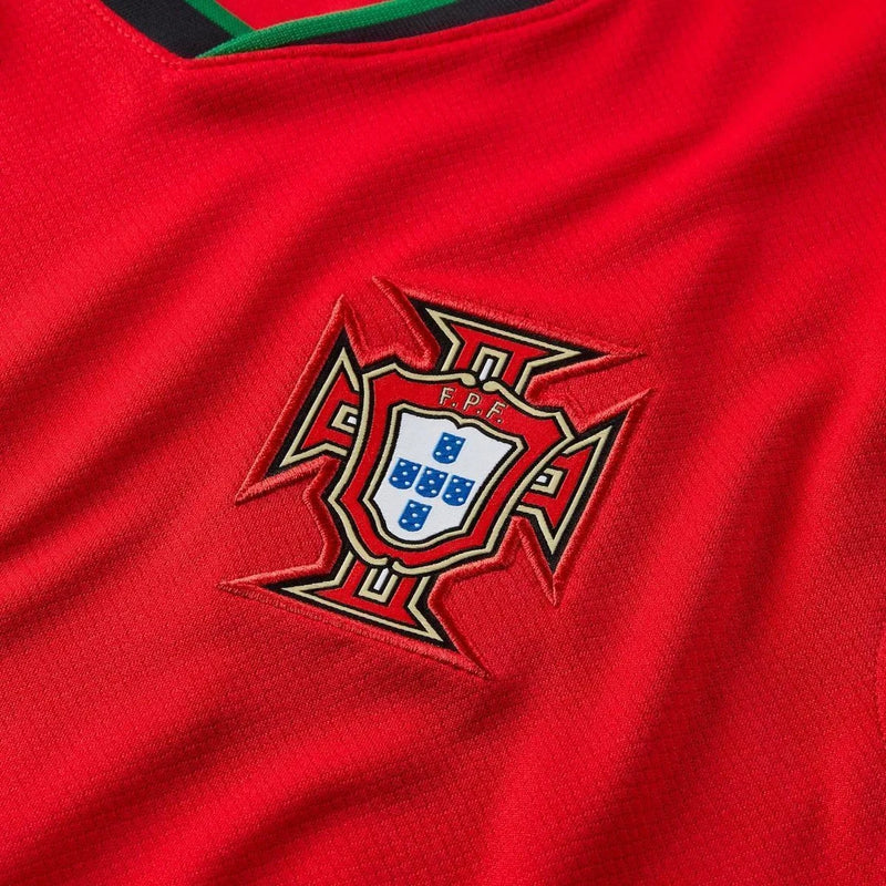 Camisa Nike Portugal I 2024/25 Torcedor Pro Masculina - Vermelho