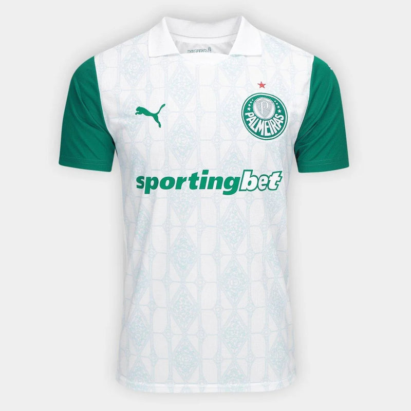 Camisa Palmeiras II - 25/26 Torcedor Puma- Masculina - Branca