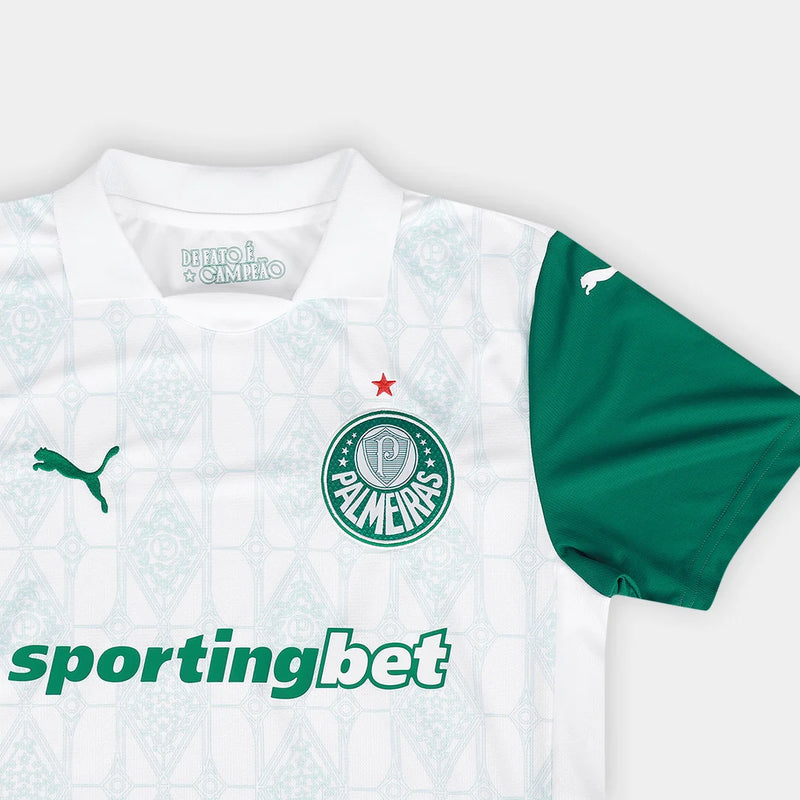 Camisa Palmeiras II - 25/26 Torcedor Puma- Masculina - Branca