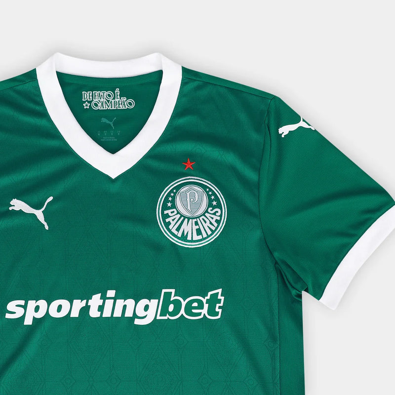 Camisa Palmeiras I 25/26 s/n Torcedor Puma Masculina - Verde