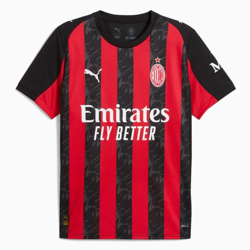 Camisa Milan Home 25/26 s/n Torcedor Puma Masculina - Vermelho