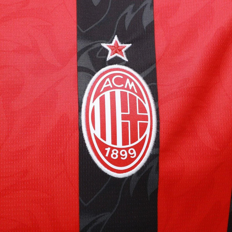 Camisa Milan Home 25/26 s/n Torcedor Puma Masculina - Vermelho
