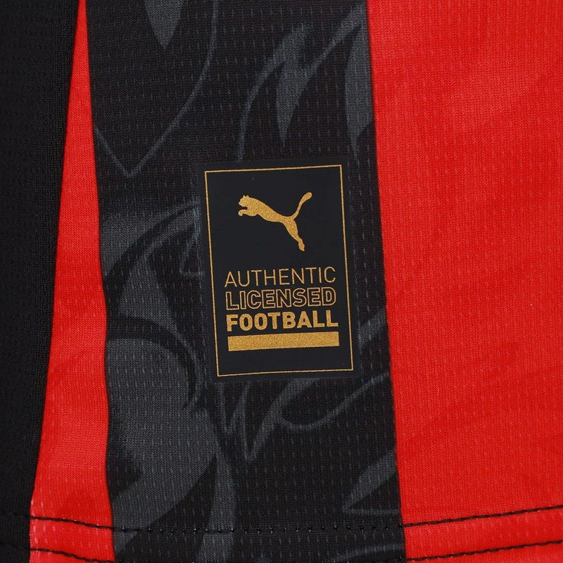 Camisa Milan Home 25/26 s/n Torcedor Puma Masculina - Vermelho