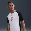 Camisa Nike Corinthians I 2025/26 Torcedor Pro Masculina - Branco+Preto