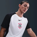 Camisa Nike Corinthians I 2025/26 Torcedor Pro Masculina - Branco+Preto
